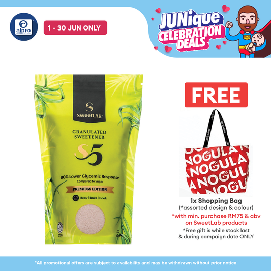 SweetLab S5 Granulated Sweetener 400g | Tastes Sweeter Than Sugar & No After Taste SweetLAB