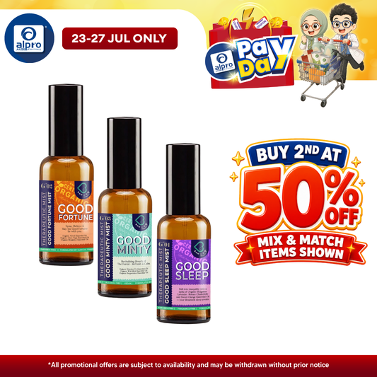 Bam & Co. Therapeutic Mist (Good Fortune/ Minty/ Sleep) 50mL | Subtle Uplifting Perfume & Body Mist BAM & CO.