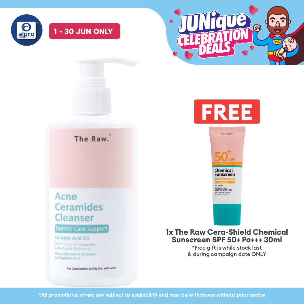 The Raw. Acne Ceramides Cleanser 150mL | Deep Cleanses & Exfoliates Skin The Raw.