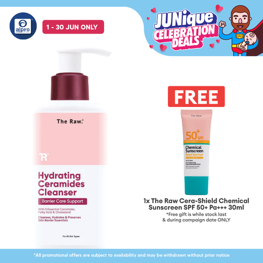 The Raw. Hydrating Ceramides Cleanser 140mL | Hydrating Skin Barrier Essentials The Raw.