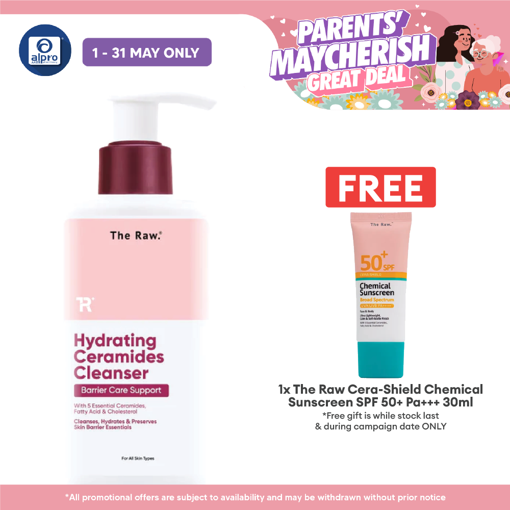 The Raw. Hydrating Ceramides Cleanser 140mL | Hydrating Skin Barrier Essentials The Raw.