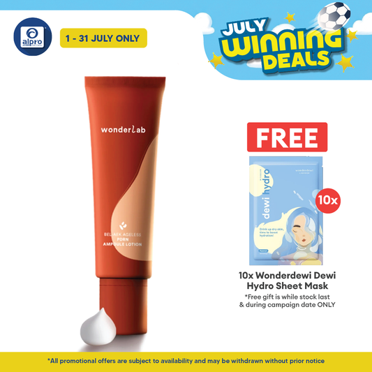 WonderLab BEL-AEK Ageless PDRN Ampoule Lotion 50mL | Boost Renewal & Firmness WONDERLAB