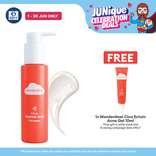 WonderDewi Cica Amino Acid Cleanser 100mL | Ideal for Sensitive Skin WonderDewi