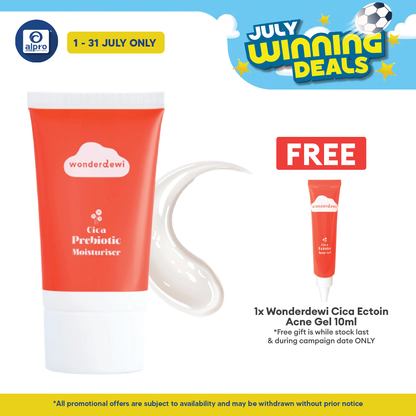 WonderDewi Cica Probiotic Moisturizer 50mL | Intense Hydration & Lightweight WonderDewi