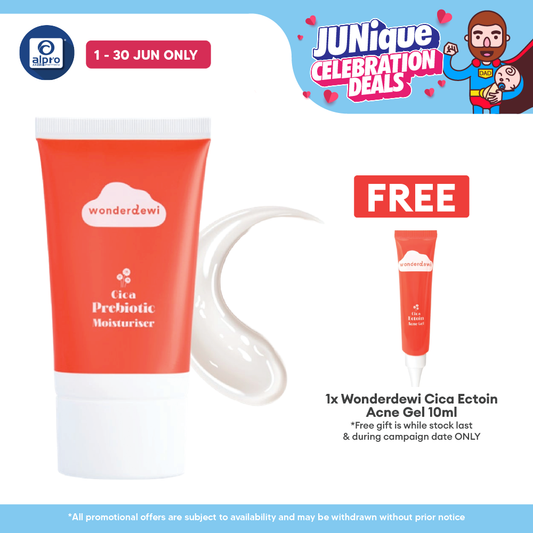 WonderDewi Cica Probiotic Moisturizer 50mL | Intense Hydration & Lightweight WonderDewi