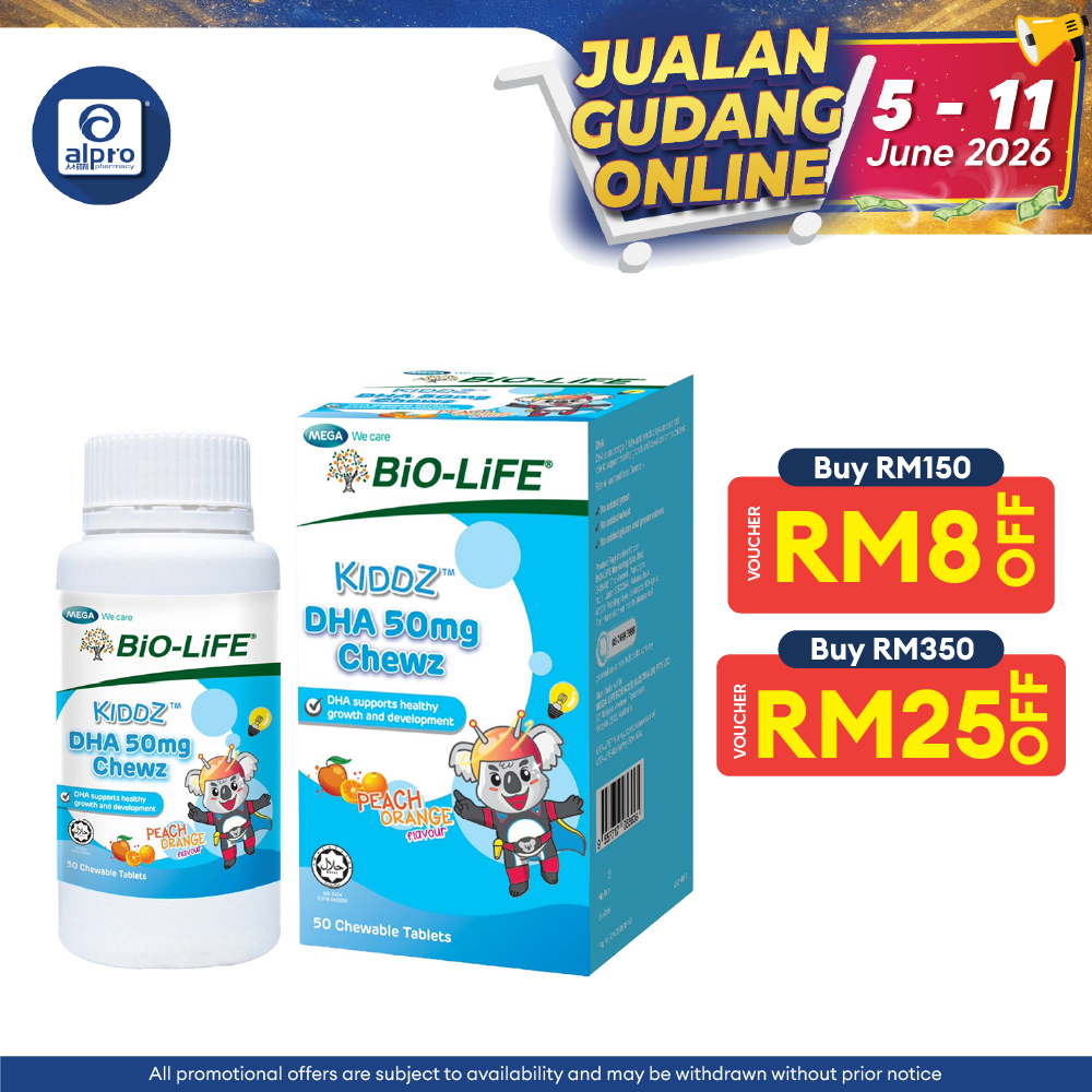 BiO-LiFE Kiddz DHA Chewz 50s | Supports Healthy Growth & Development BIO-D