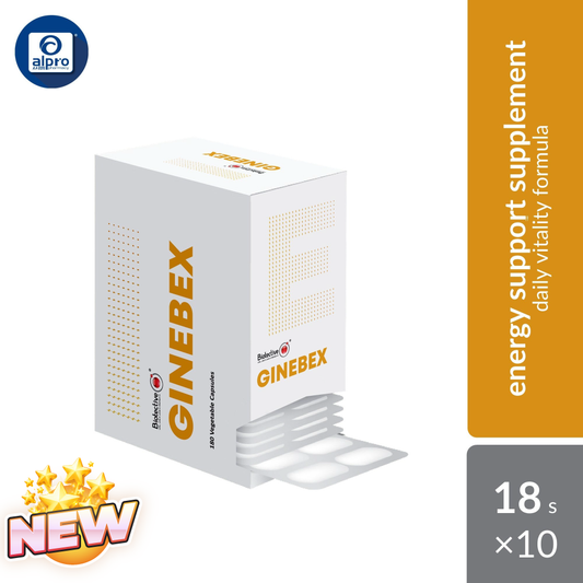 Biotective Ginebex 18 X 10s | Energy & Vitality Support Biotective