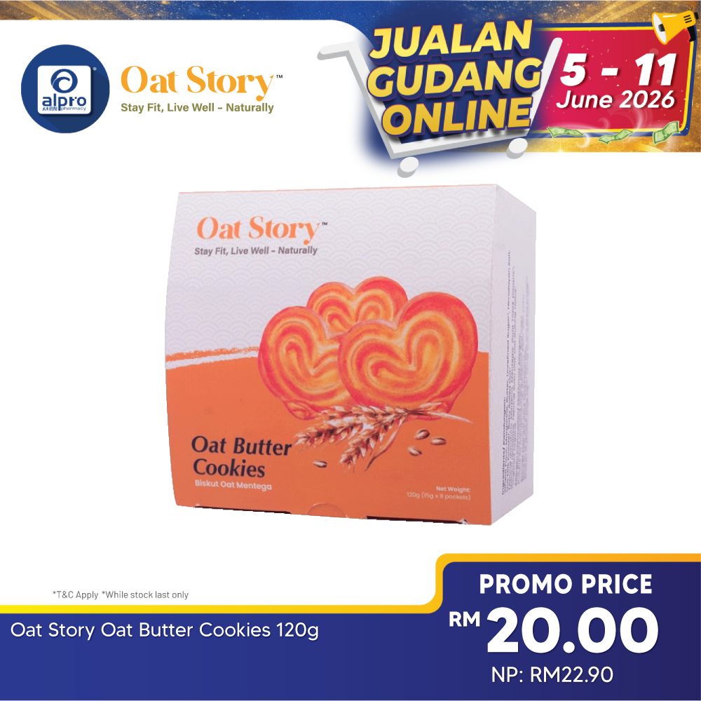Oat Story Oat Butter Cookies 120g Oat Story