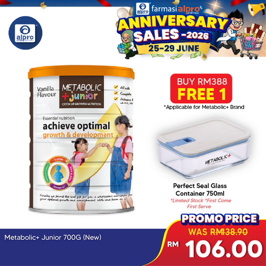 Metabolic+ Junior 700g Children's Growing Up Nutrition | For Children Age 1 Year Old & Above (NEW)