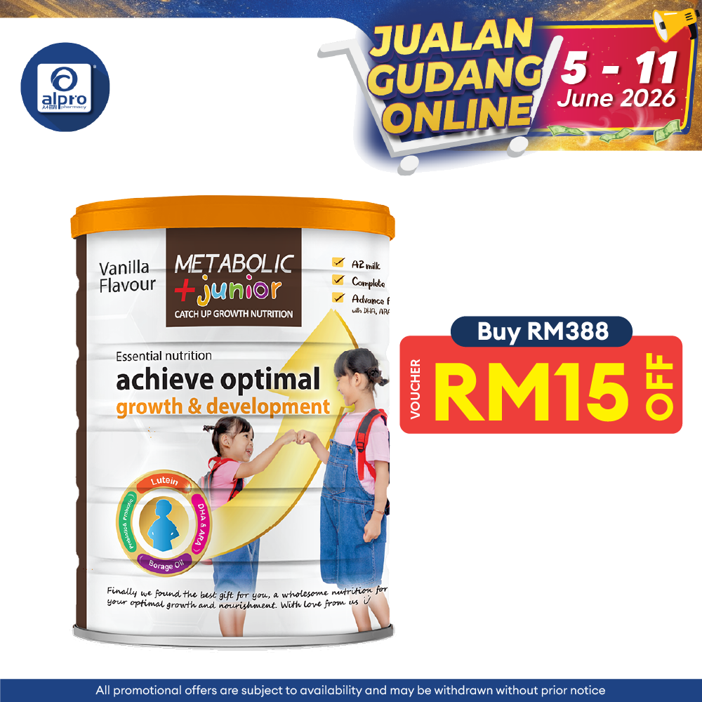 Metabolic + Junior 700g Children's Growing Up Nutrition | For Children Age 1 Year Old & Above (NEW) Shallop