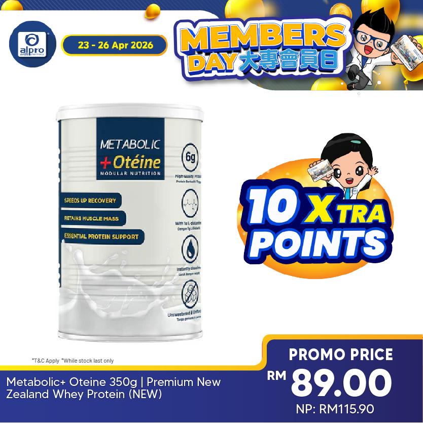 Metabolic+ Oteine 350g | Premium New Zealand Whey Protein (NEW) Metabolic+