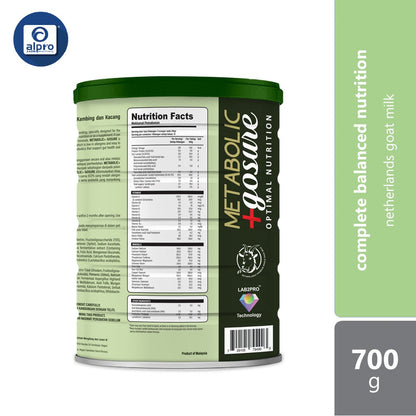 Metabolic + Gosure 700g (New) | Netherlands Goat Milk Metabolic+