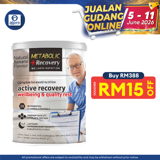 Metabolic + Recovery 850g | Wellbeing & Quality Rest Shallop