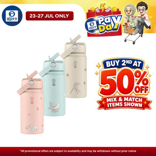 Montigo Disney Classics Ace Bottle Mini (Bambi/ Dumbo/ Lion King) 410ml | Disney’s Iconic Whimsical Childhood Friends Montigo