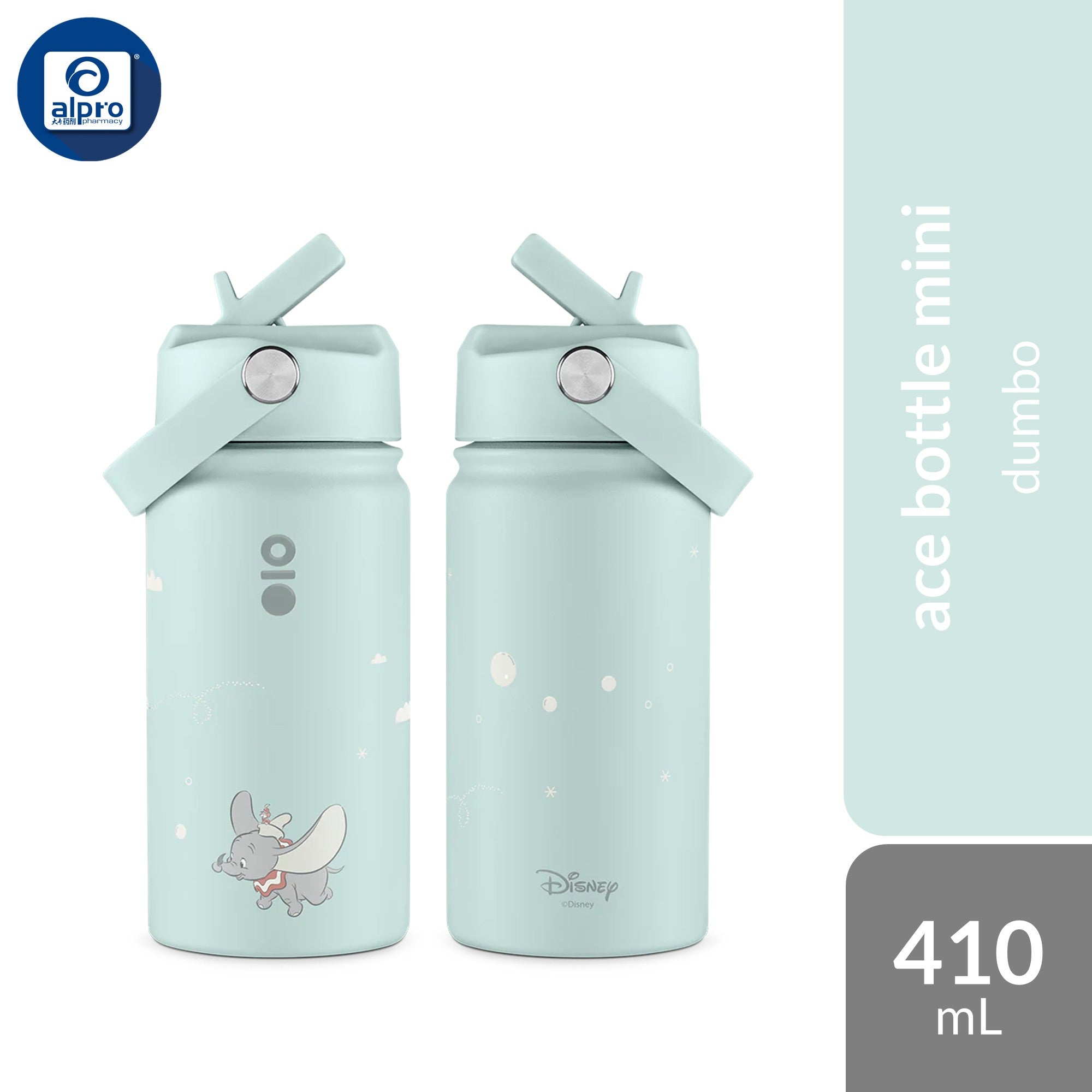 Montigo Disney Classics Ace Bottle Mini (Bambi/ Dumbo/ Lion King) 410mL | Disney’s Iconic Whimsical Childhood Friends Montigo