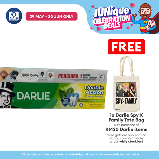Darlie Double Action Strong Mint 200g 2s | Free Jujutsu Kaisen Mug Darlie