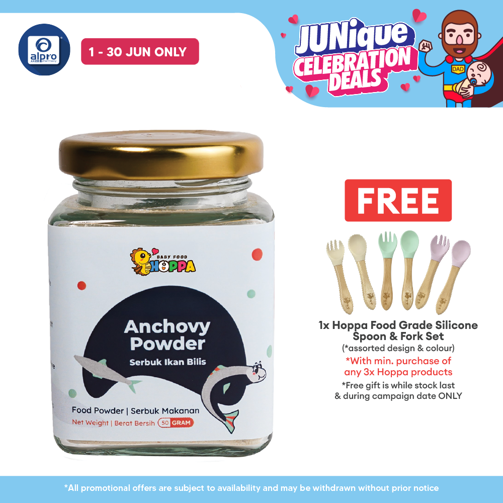 Hoppa Anchovy Powder 50g | Promote Bone & Teeth Growth Hoppa