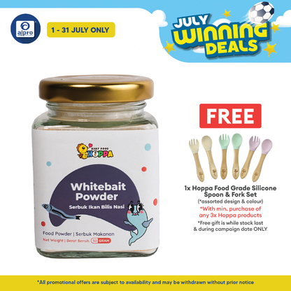 Hoppa Whitebait Powder 50g | Rich In Calcium & DHA Hoppa