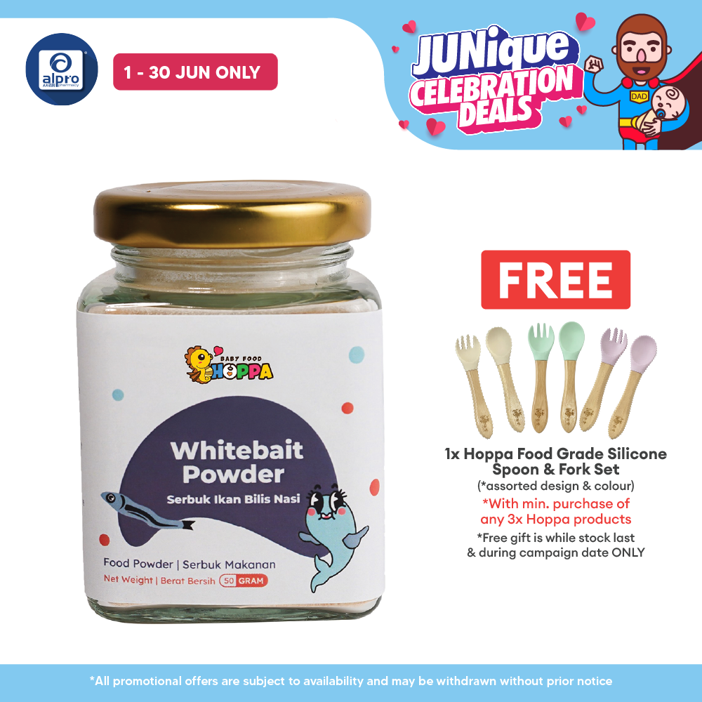Hoppa Whitebait Powder 50g | Rich In Calcium & DHA Hoppa