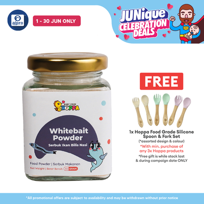 Hoppa Whitebait Powder 50g | Rich In Calcium & DHA Hoppa