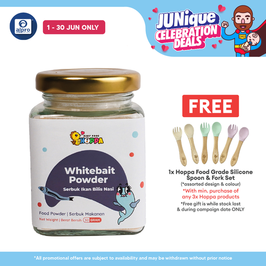 Hoppa Whitebait Powder 50g | Rich In Calcium & DHA Hoppa
