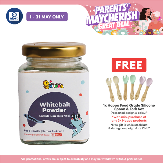 Hoppa Whitebait Powder 50g | Rich In Calcium & DHA Hoppa