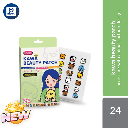 Yugen Kawa Beauty Patch 24s | Cute Animal Acne Patch for Sensitive Skin Yugen