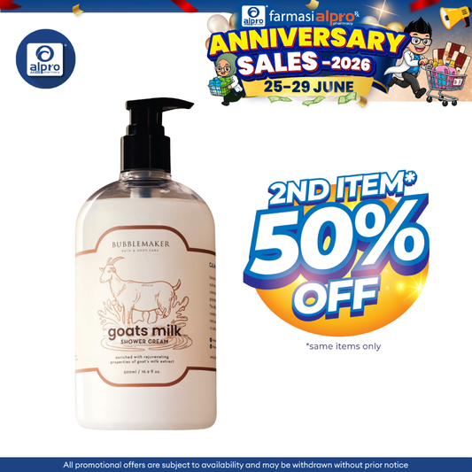 Bubblemaker Goats Milk Shower Cream 500ml | Soothes And Calm The Skin Bubblemaker