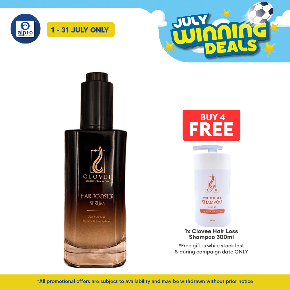 Clovee Hair Booster Serum 100mL | Deeply Nourish, Rejuvenate Hair Scalp & Promote Optimal Hair Growth Clovee
