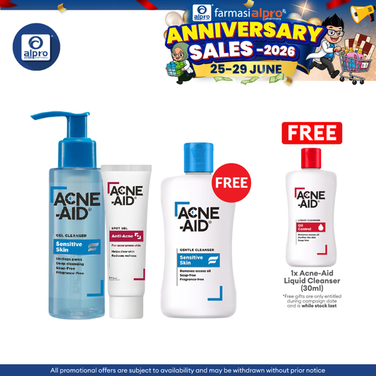 Acne-Aid Acne Recovery Package | Sensitive Skin Acne-Aid