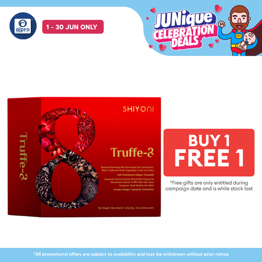 Shiyoni Trufee-8 Botanical Beverage 8g ×15s | Daily Hair & Scalp Wellness Support Shiyoni