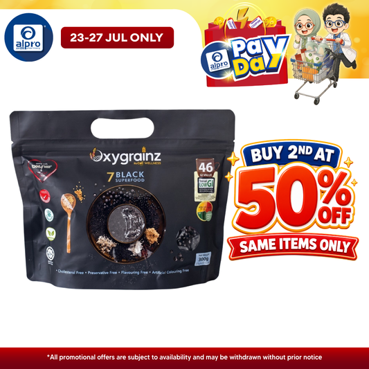 ItsColl Oxygrainz Black Complete Whole Grain Nutrition Drink 25g ×12s | Supports Hair Growth & Darker Hair ItsColl