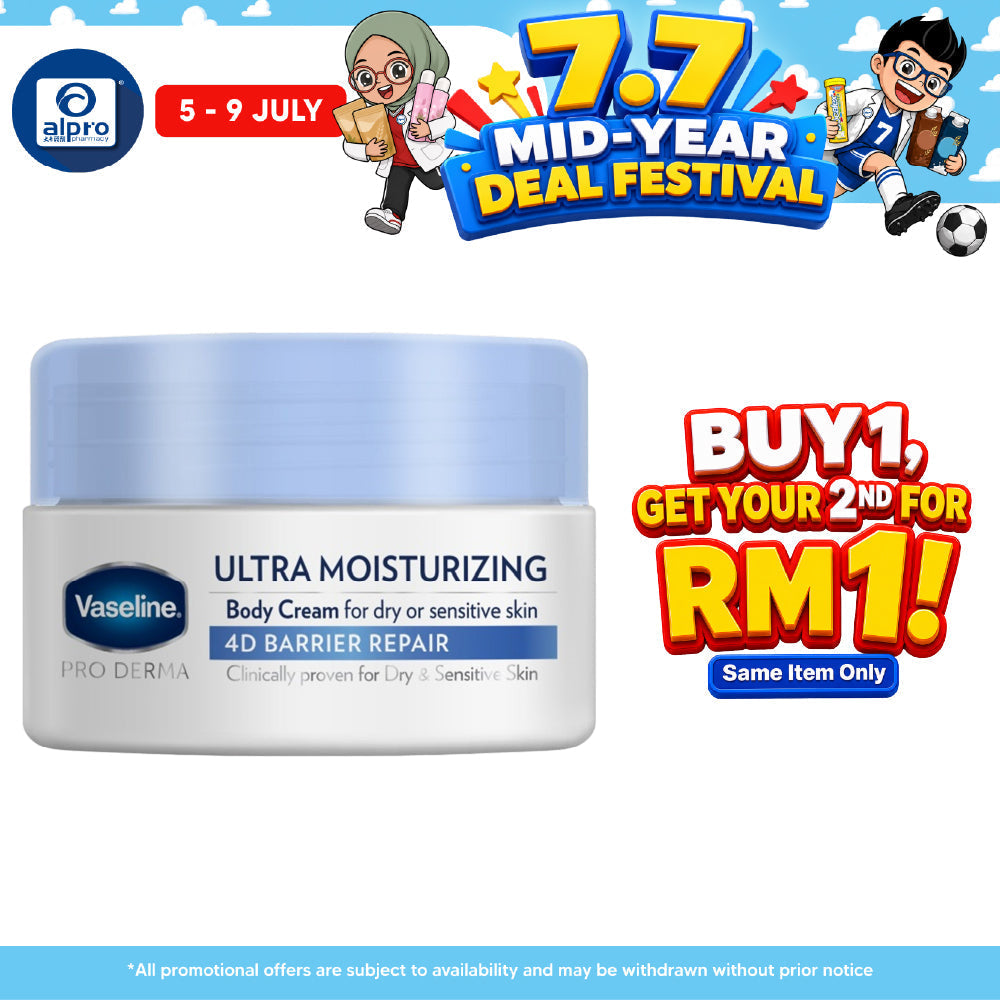 Vaseline Pro Derma 4 Moist Lotion 30g | Ultra Mositurizing Vaseline