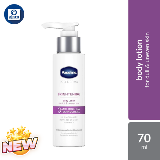 Vaseline Pro Derma 3 Bright Lotion 30ml | For Dull & Uneven Skin Vaseline