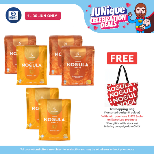 SweetLab NOGULA Caffe Arabica Coffee / Belgian Chocolate - Twin-Pack Bundle 20s ×2packs SweetLAB