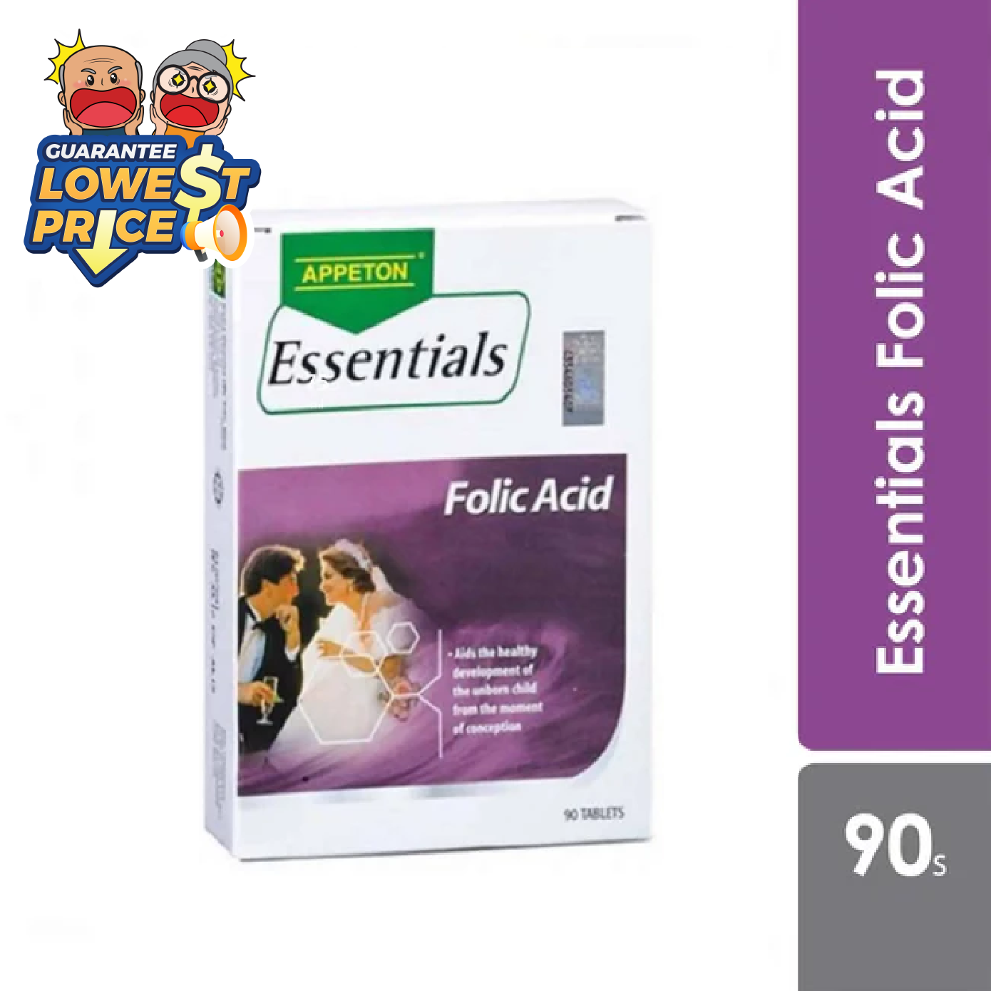 Appeton Essential Folic Acid 90s | Pregnancy Care Alpro Pharmacy