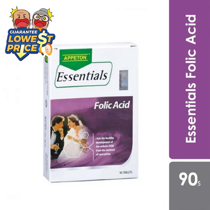 Appeton Essential Folic Acid 90s | Pregnancy Care Alpro Pharmacy