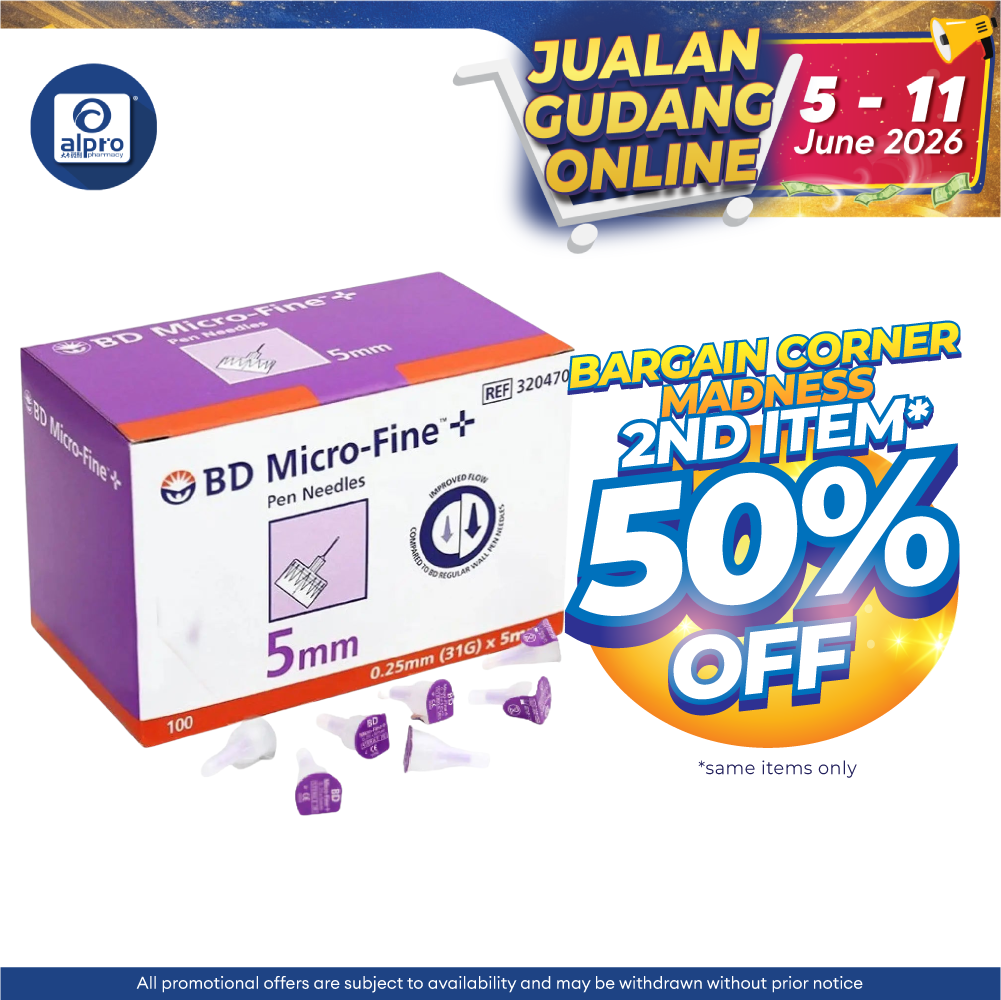 BD Micro-fine Pen Needles 31g 0.25x5mm 100s BD