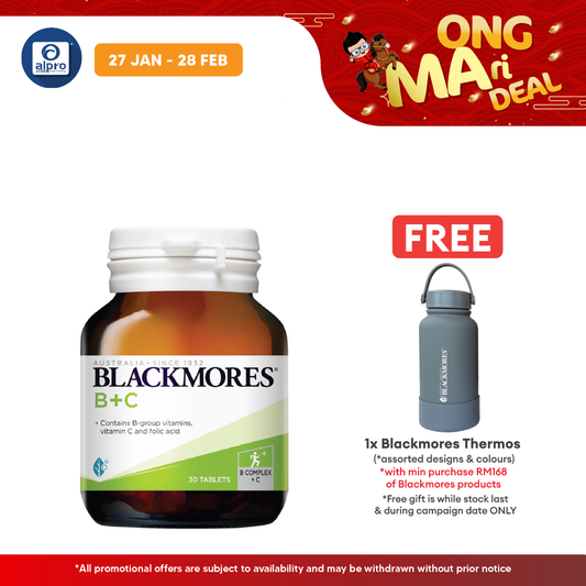 Blackmores Vitamin B+C 30s | Wellbeing Blackmores