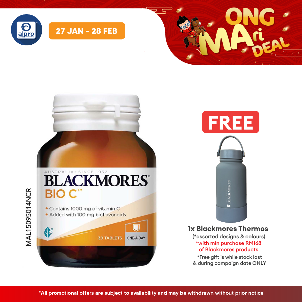 Blackmores Bio C 1000mg 30s | Supports Healthy Immune Blackmores