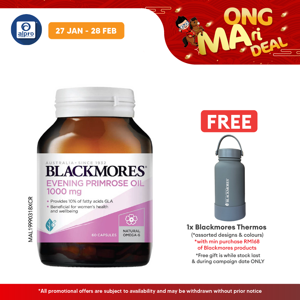 Blackmores Evening Prime Rose 1000mg 60s | Women's Health Blackmores