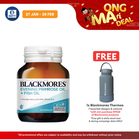 Blackmores Evening Primrose Oil + Fish Oil 30s | Anti-Inflamation Alpro Pharmacy