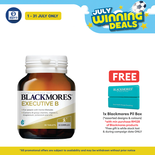 Blackmores Executive B 30s B-complex | Relieve Fatigue Blackmores