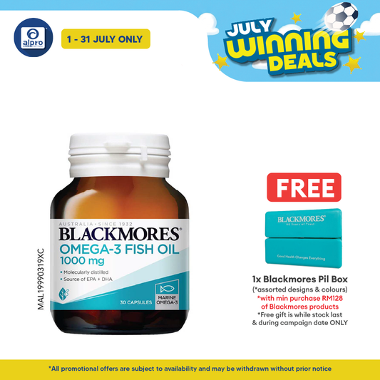 Blackmores Fish Oil 1000 30s | Brain Health Blackmores