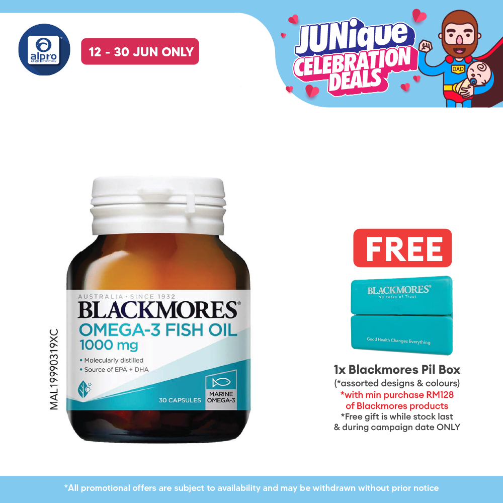 Blackmores Fish Oil 1000 30s | Brain Health Blackmores