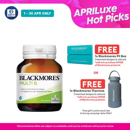 Blackmores Multi B 30s | Relieve Fatigue Blackmores