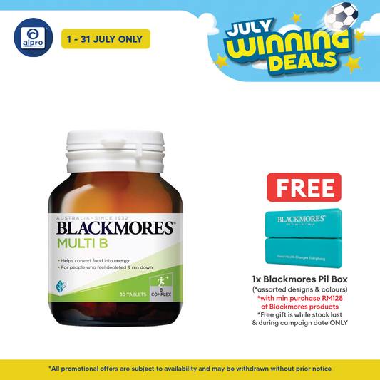 Blackmores Multi B 30s | Relieve Fatigue Blackmores