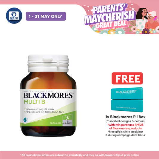 Blackmores Multi B 30s | Relieve Fatigue Blackmores
