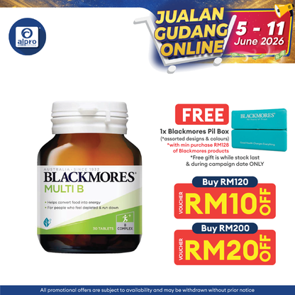 Blackmores Multi B 30s | Relieve Fatigue Blackmores