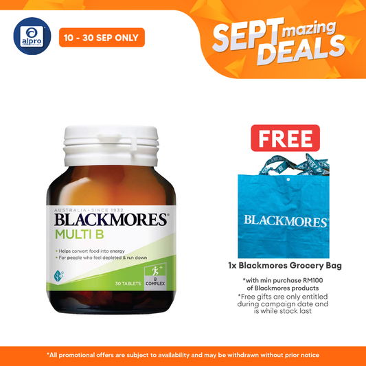 Blackmores Multi B 30s | Relieve Fatigue Blackmores